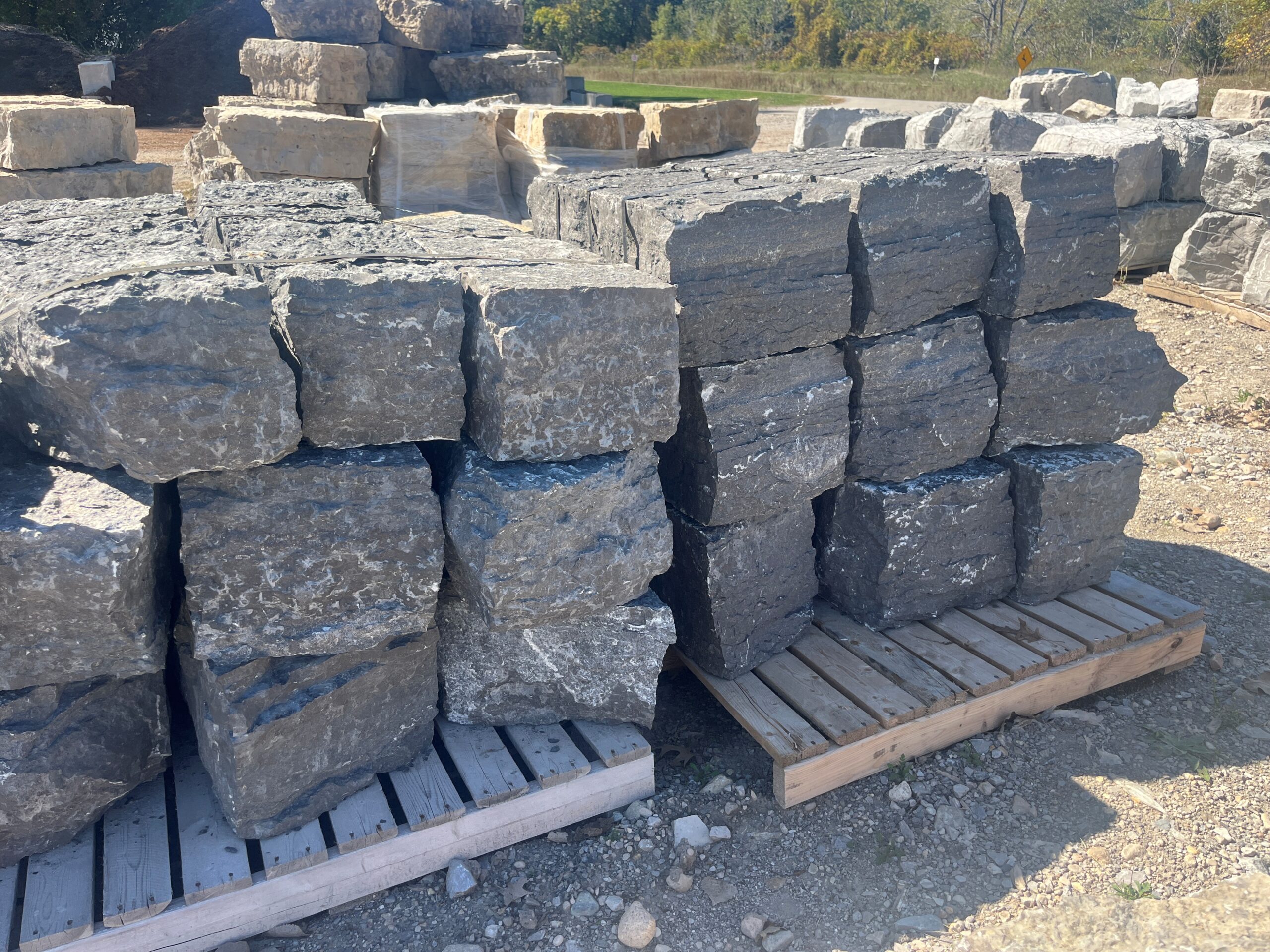 Premium 14″ armour 14-inch premium armour stone in natural grey tones with rugged edges, perfect for retaining walls, garden borders, and landscape features.